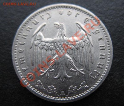 Третий рейх, 1936 А, 1 Rm, до 16.11 в 21-30 мск - 1936-1ма