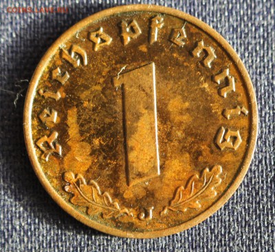 С 1руб. 3-й РЕЙХ 1 пфенниг 1940г."J" БРОНЗА до 30.05 в 22-00 - IMG_1160.JPG