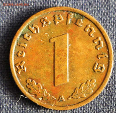 С 1руб. 3-й РЕЙХ 1 пфенниг 1940г."A" БРОНЗА до 30.05 в 22-00 - IMG_1162.JPG