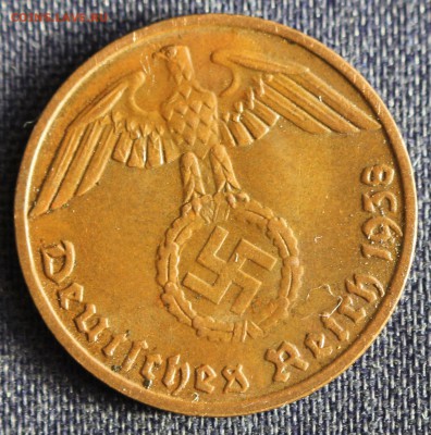 С 1руб. 3-й РЕЙХ 1 пфенниг 1938г."D" БРОНЗА до 30.05 в 22-00 - IMG_1165.JPG