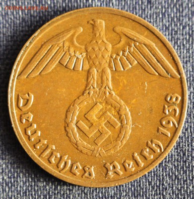 С 1руб. 3-й РЕЙХ 1 пфенниг 1938г."E" БРОНЗА до 30.05 в 22-00 - IMG_1167.JPG