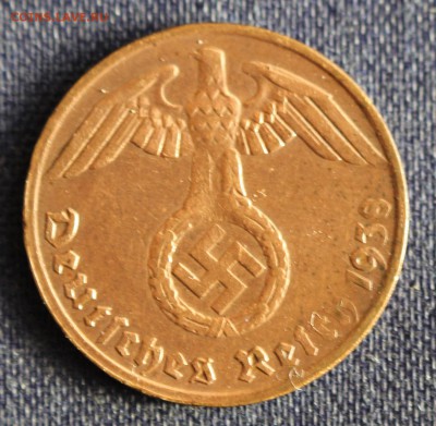 С 1руб. 3-й РЕЙХ 1 пфенниг 1938г."G" БРОНЗА до 30.05 в 22-00 - IMG_1169.JPG