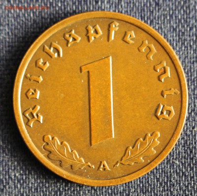 С 1руб. 3-й РЕЙХ 1 пфенниг 1938г."A" БРОНЗА до 30.05 в 22-00 - IMG_1170.JPG