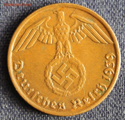 С 1руб. 3-й РЕЙХ 1 пфенниг 1939г."G" БРОНЗА до 30.05 в 22-00 - IMG_1187.JPG
