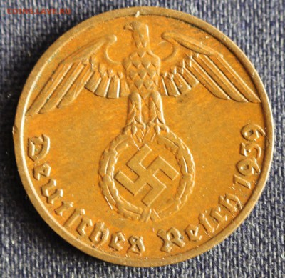 С 1руб. 3-й РЕЙХ 1 пфенниг 1939г."F" БРОНЗА до 30.05 в 22-00 - IMG_1189.JPG