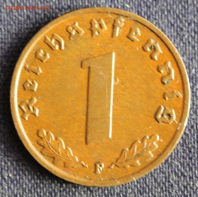 С 1руб. 3-й РЕЙХ 1 пфенниг 1939г."F" БРОНЗА до 30.05 в 22-00 - IMG_1188.JPG