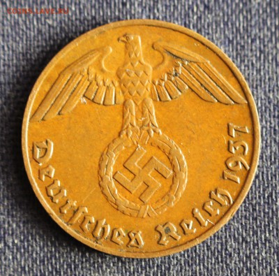 С 1руб. 3-й РЕЙХ 1 пфенниг 1937г."J" БРОНЗА до 30.05 в 22-00 - IMG_1193.JPG
