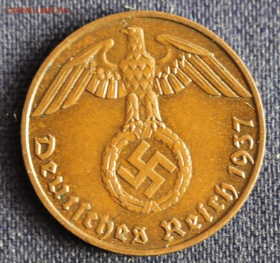 С 1руб. 3-й РЕЙХ 1 пфенниг 1937г."E" БРОНЗА до 30.05 в 22-00 - IMG_1195.JPG