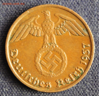 С 1руб. 3-й РЕЙХ 1 пфенниг 1937г."G" БРОНЗА до 30.05 в 22-00 - IMG_1201.JPG
