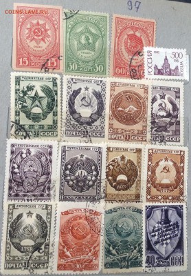 Марки СССР и инострань 30-50 годы - image