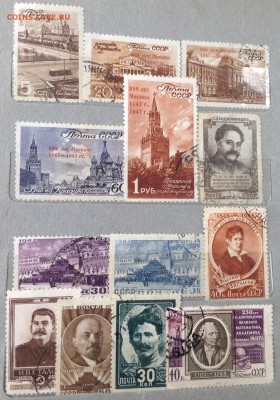 Марки СССР и инострань 30-50 годы - image