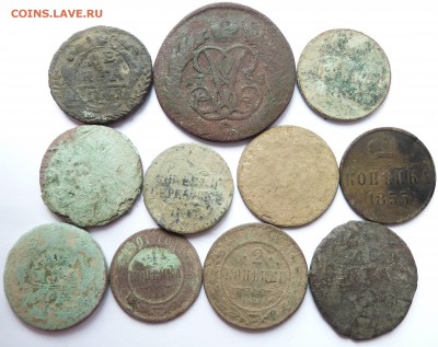 11 медных монет 1748-1912 до 30.5.2016 (22.00) - медь_рев
