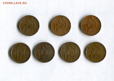 1 эре 1957,60,65,66,67,71,72 Норвегия Бронз 28.05.16 в 21-50 - img176