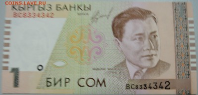 КИРГИЗИЯ - 1 сом 1999 г. лресс до 30.05 в 22.00 - DSCN4960.JPG