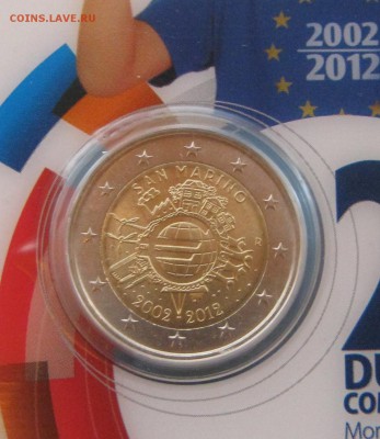 2 евро Сан-Марино 2012 10 лет евро до 22-00 30 мая - IMG_20160524_223624.JPG