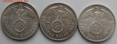 Рейх 3 по 2 марки 1937,38,39 До 31.05.2016 21.00 мск - IMG_0905.JPG