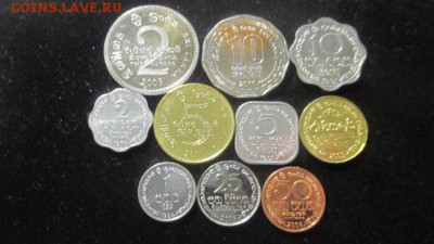 Шри Ланка набор 10 монет цена Фикс - Шри Ланка.JPG