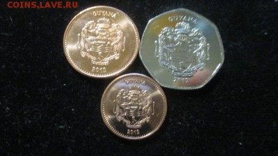 Гайана набор 3 монет Фикс - Гайана 3 монеты2.JPG