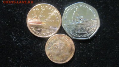Гайана набор 3 монет Фикс - Гайана 3 монеты.JPG