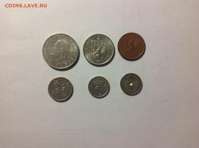 НОРВЕГИЯ 6 МОНЕТ - 1 (2)