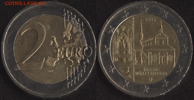 Германия 2 евро 2013 БАДЕН-ВЮРТЕНБЕРГ до 22:00мск 01.06.16 - Германия 2 евро 2013