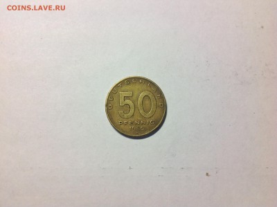 ГЕРМАНИЯ 50 ПФЕНИНГОВ 1950г. - 1 (39)