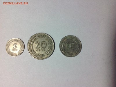 СИНГАПУР 3 МОНЕТЫ. - 1 (54)