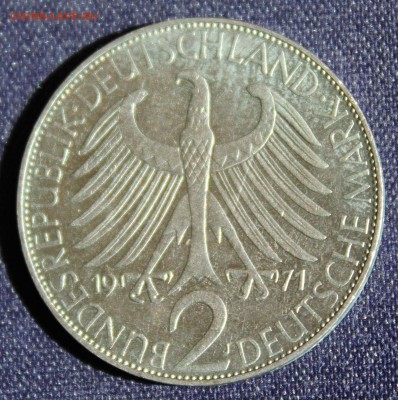 С 1 руб. ФРГ 2 марк 1971г. "J" МАКС ПЛАНК до 1.06 в 22-00 - IMG_1782.JPG