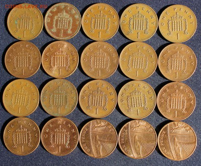 С 1 руб. БРИТАНИЯ 1 пенни 1971-2010г. 20 штук до 1.06 в 22-0 - IMG_1822.JPG