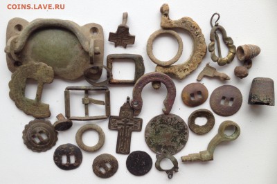 Копанина разная (кресты, кольцо, монеты, серьги и тд.) - image