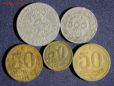С 1 руб. СТАРАЯ БРАЗИЛИЯ 5 разных монет до 1.06 в 22-00 - IMG_1811.JPG