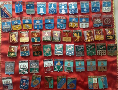 Знаки по Фиксу 15 р авиация и гербы - image