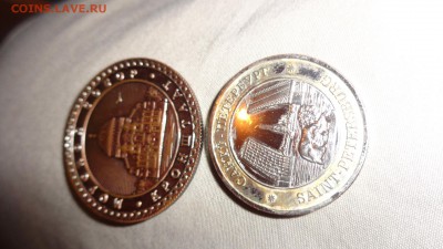 Жетоны: Кронштадский собор и Санкт Петербург мосты - DSC00504.JPG