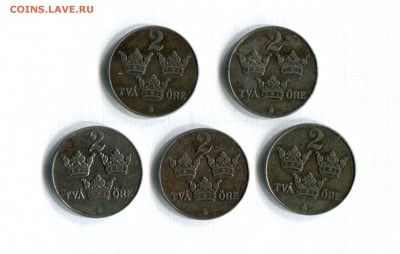 2 эре Швеция 1942,1943,1948,1949,1950 31.05.16 21:40 - img206