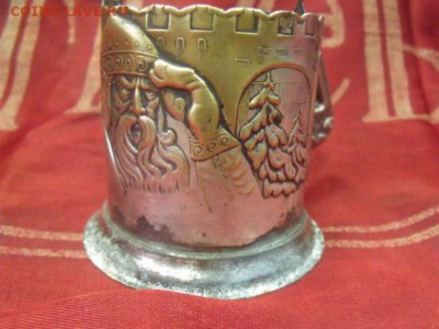 Подстаканник Илья Муромец Клеймо ЛЭ - image 4326(6)
