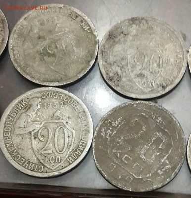 20 копеек 1931-1939. 10 шт. До 29.05.2016 в 22.00 - 20160526_220951-1