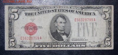 США: 5 долларов 1928, 5 долларов 1934, 10 долларов 1974 - IMG_5013.JPG