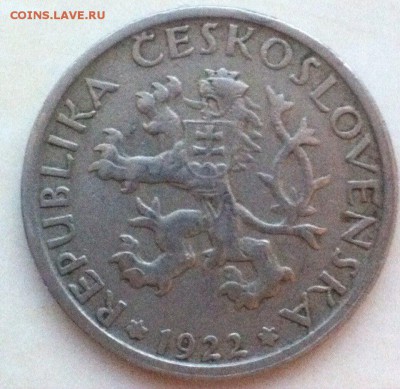1 крона Чехословакии 1922 г,до 29.05.16 - xPqAbQYRAko