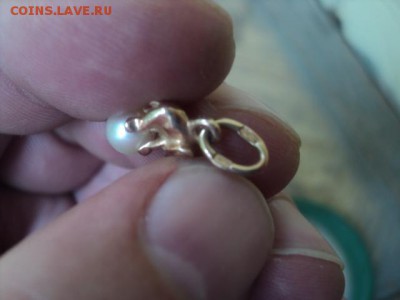 Золотой кулон 585* слон с жемчугом  ок.29.05.16  23-00 мск - DSC01479[1].JPG