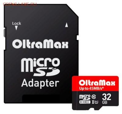 Карта памяти OLTRAMAX MicroSD 32Gb до 02.06.16 - карта 32