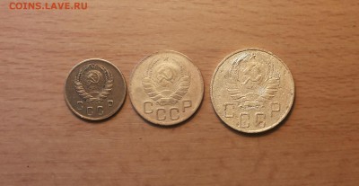 2,3,5 копеек 1937г до 3 июня блиц - 1937 1 2