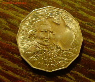 АВСТРАЛИЯ - 50ц ДЖЕЙМС КУК до 5.06, 22.00 - Австралия 50 ц Джеймс Кук