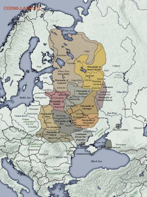 События на Украине. - Principalities_of_Kievan_Rus'_(1054-1132)