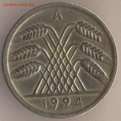 50 Rentenpfennig 1924 - 20
