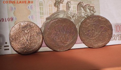 2 копейки 1757,1758,1759 год сверху - DSCF2044.JPG