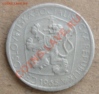 Чехословакия 3 кроны. 1965 г.  До 17.11.10 г. 20-00 МСК. - 3 65
