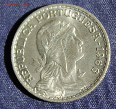 С 1 руб. ПОРТУГАЛИЯ 1 эскудо 1966г. В БЛЕСКЕ до 8.06 в 22-00 - IMG_1775.JPG