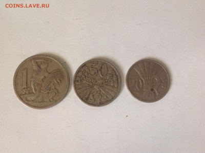 ЧЕХОСЛОВАКИЯ 3 МОНЕТЫ. - 1 (40)