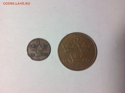 ШВЕЦИЯ 2 МОНЕТЫ, - 1 (50)