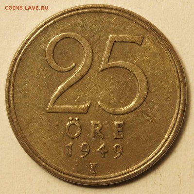 Швеция.25 Эре 1949 08.06.16 в 22:00 - 25Эре1949_1.JPG